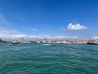 Venice, Italy - view from boat