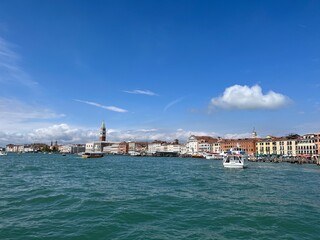 Venice, Italy - view from boat
