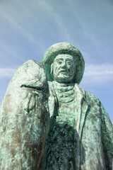 Obraz premium Memorial for the fishermen in Fuseta, Algarve - Portugal