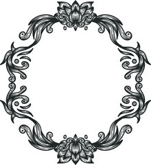 elegant flowery decorative design