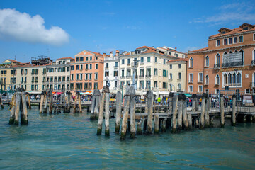 Obraz na płótnie Canvas Venice, Italy - view from boat