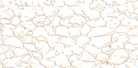 Irregular design of stone