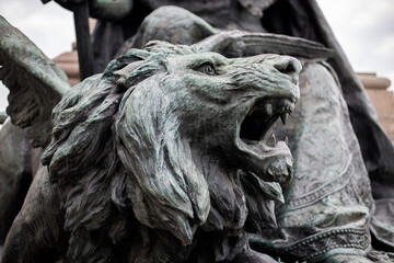Beautiful sculpture in Verona, Italy