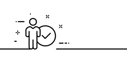 Punctuality line icon. Time, date, watch, clock, pan near wrist. Time management. One line style. Vector line icon for Business and Advertising