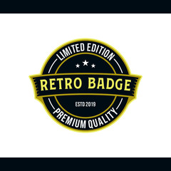 Fototapeta premium Professional Retro Badge Logo Design
