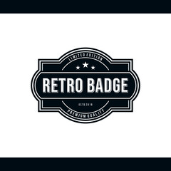 Professional Retro Badge Logo Design