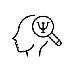 Psychotherapy icon. Pixel perfect, editable stroke line art icon