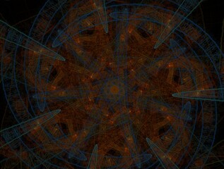 Imaginatory fractal abstract background Image