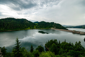 niedzica, castle, poland, czorsztynskie, lake, old, middle age, medioeval, ancient, tower, fortress, dam, forest, green, water, sea, sky, island, nature, travel, beach, landscape, rock, mountain