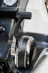 Boat throttle lever
