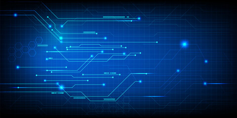 Technology abstract background with connection concept.