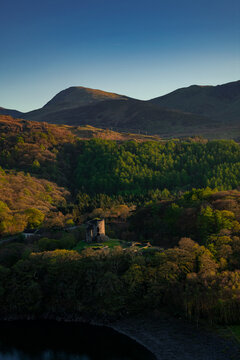 Dolbadarn Castle In Sunset