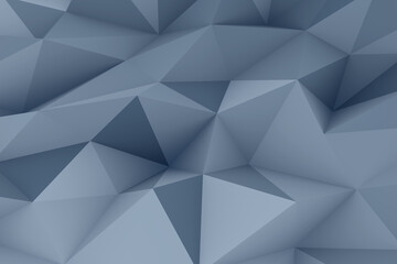 Low-poly 3D rendering wallpaper with a geometric backdrop for your new ideas and artworks