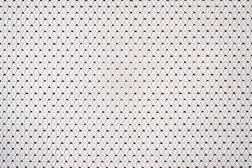 Rhombus pattern. Fabric and threads, embroidery.