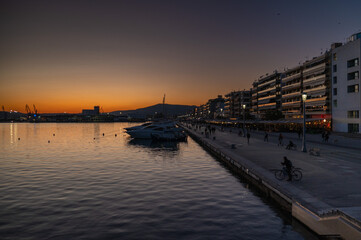 Obraz premium Promenade in Volos