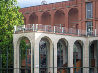 Triennale building or Art Palace inside Sempione park, Milan - Italy