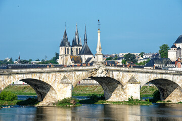 Frankreich - Blois - Brücke Jaques Gabriel