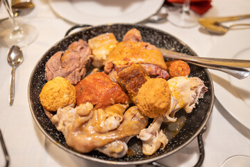 Cooked Maragato from Astorga in Castilla León