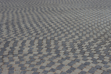 background paving slabs on the street, close-up, there is a place for