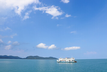 Relaxing sailing boat, Koh Chang beach area, Thailand