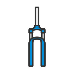 Fototapeta premium Bike Fork Icon