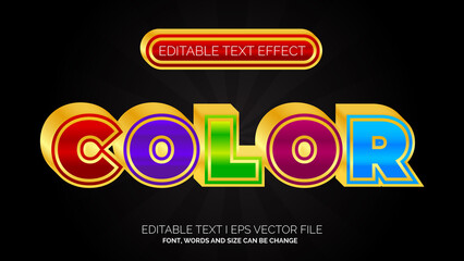 Editable text effect - gambling text style concept