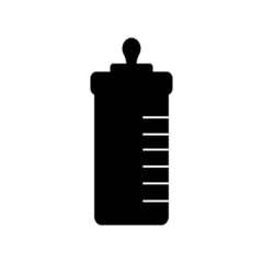 baby bottle vector isolated icon