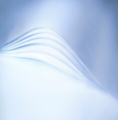 Abstract background from white sheets of paper