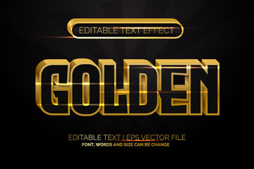 Editable text effect - minimalist royal text style concept