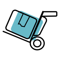 Delivery icon illustrations.