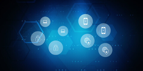 Digital Abstract technology background,2d illustration