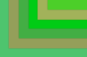 Fondo de cuadrados y marcos verde liso. 