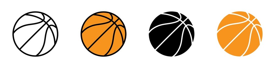 Basketball Icon Vector Illustration
