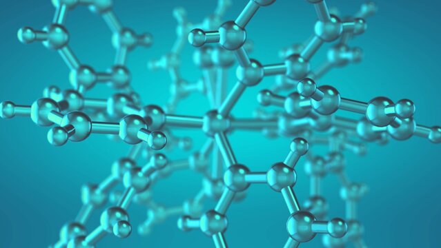Abstract atom or molecule scientific background