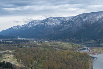 View from Beacon Rock in Washington State