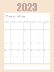 2020 December illustration vector desk calendar weeks start on Monday