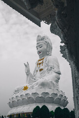 White Buddha Wat Huay Pla Kang temple, Chiang Rai, Thailand