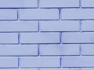 Obraz premium Blue brick wall with gray cement texture.