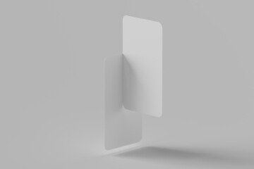 Rounded Corner Vertical Business Card