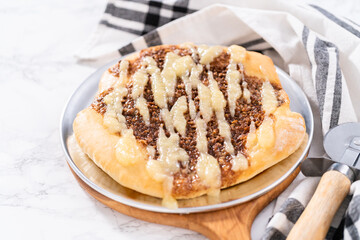 Cinnamon Dessert Pizza