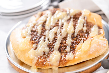 Cinnamon Dessert Pizza