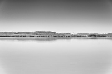 Stylish simple minimalistic black and white background for desktop or advertisment of a plain...
