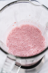 Strawberry banana smoothie