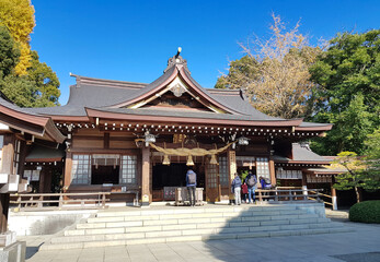 Fototapeta premium Izumi Shinto Shrine in the Suizenji Jojuen Garden