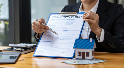 Real estate agent and customer make contract to buy and sell house and land. Approval of a contract...