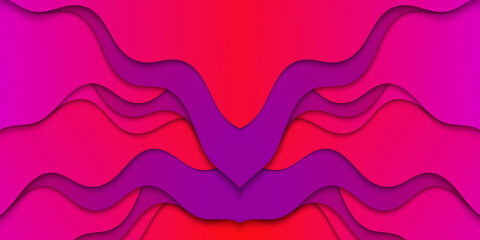 Curve color lines. Abstract color wave pattern background.