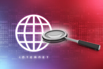 3d rendering globe search
