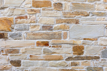 Stone wall of an old house