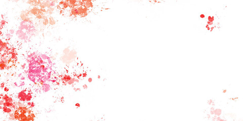 Naklejka premium red paint splashes background