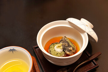 会席膳　蕎麦